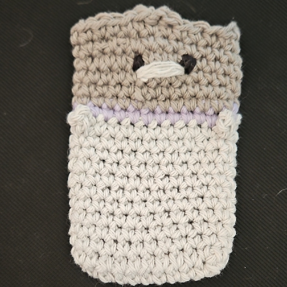 Crochet Pigeon Card Holder